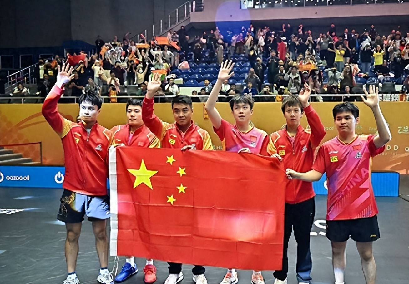 关于中国乒乓球队完胜韩国乒乓球队，王皓爆发神勇的信息