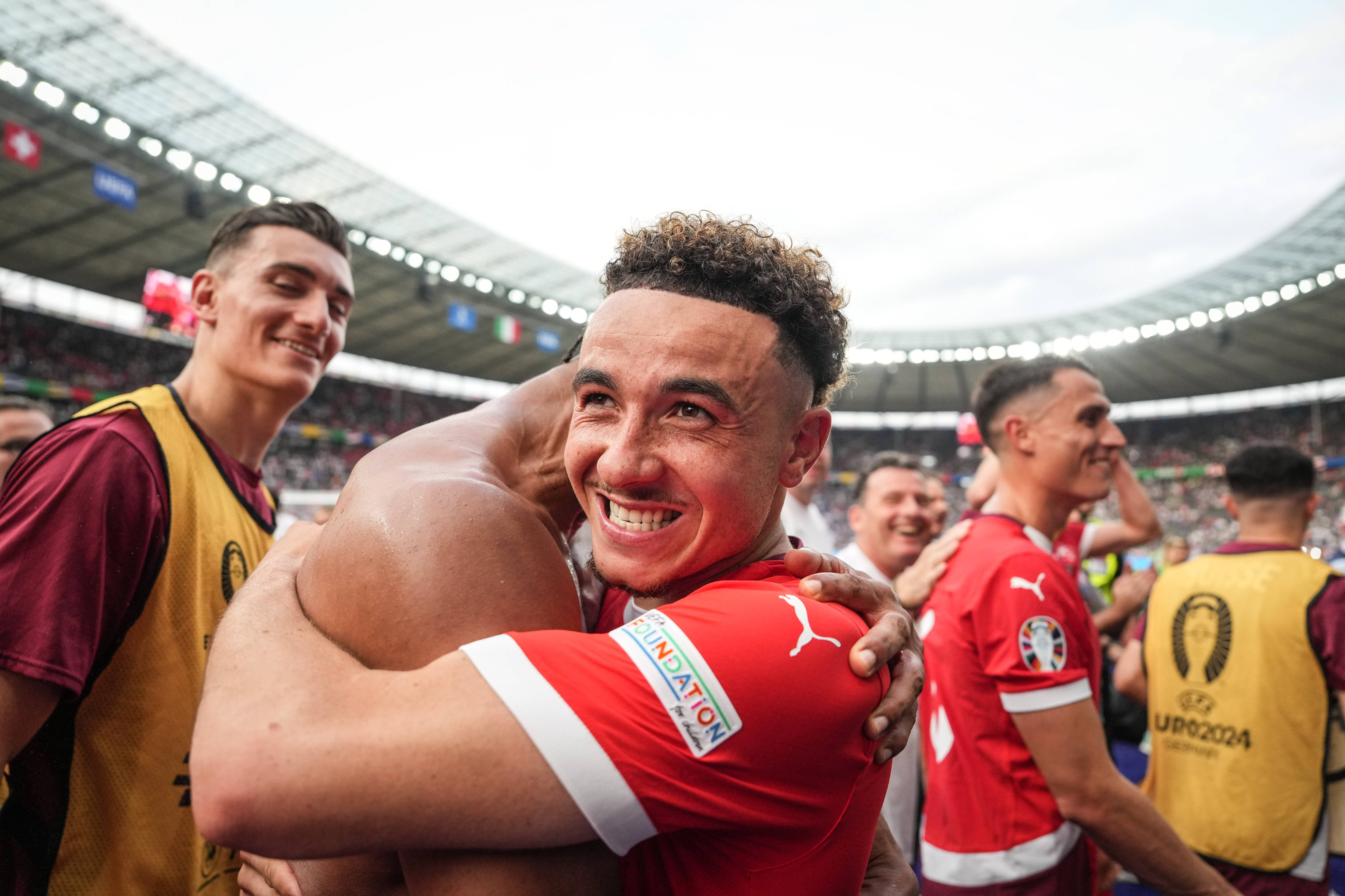 瑞士国家队在对阵爱尔兰的比赛中获胜 瑞士国家队在对阵爱尔兰的比赛中获胜