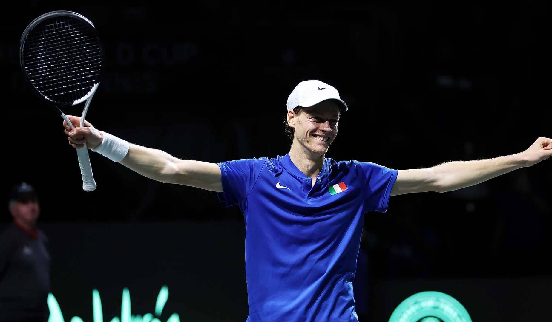 包含戴维斯杯碾压年终总决赛,辛纳带队取胜的词条 包含戴维斯杯碾压年终总决赛,辛纳带队取胜的词条